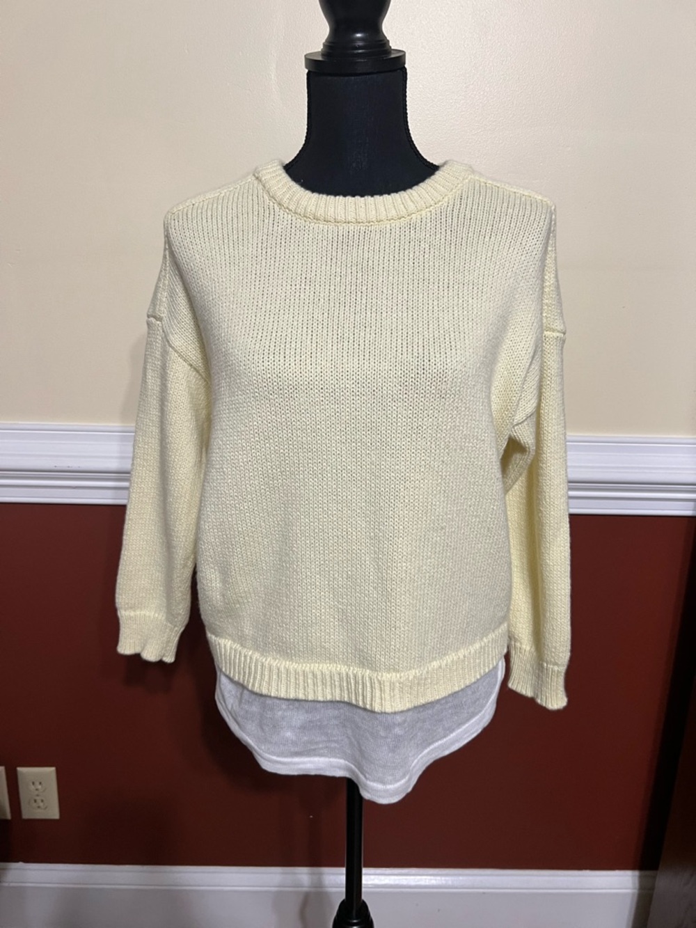 Brochu Walter Corbin Looker Layered Crewneck Sweater